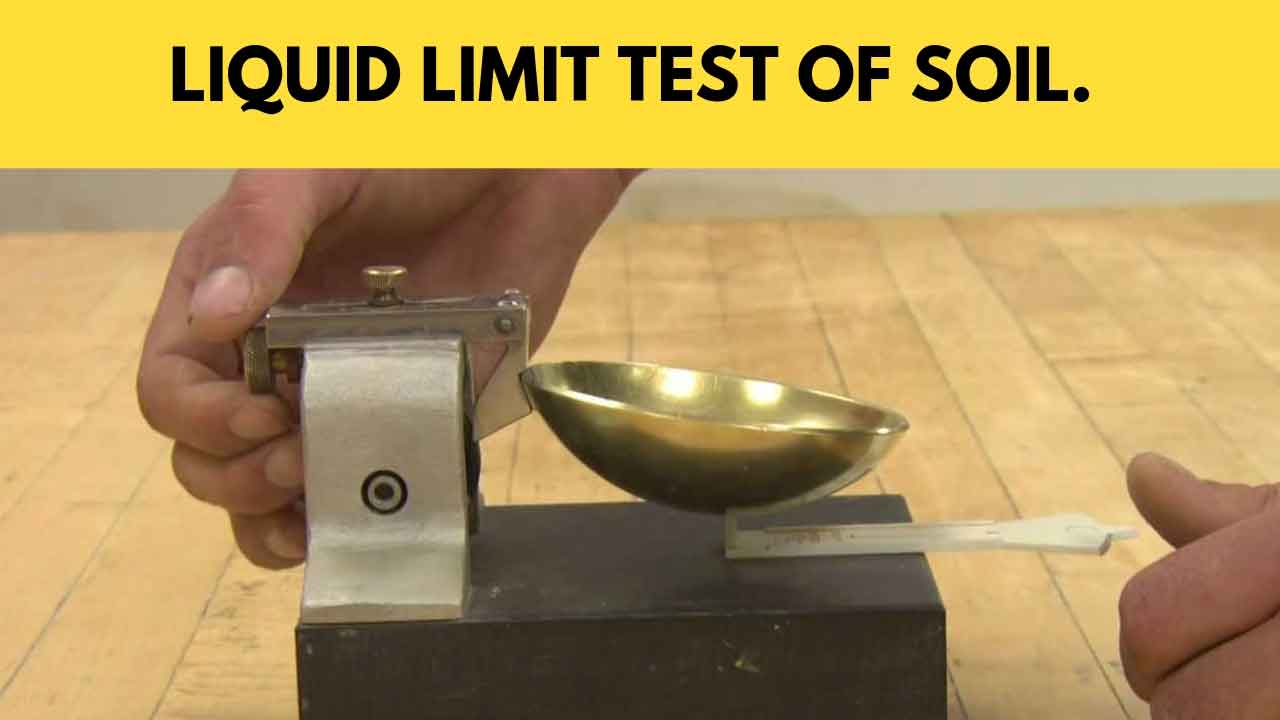 Liquid Limit And Plastic Limit Test Is Code