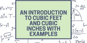cubic feet